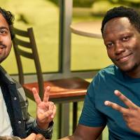 International Anchor Allies Winter 2026 First Mixer - brothers in a handshake